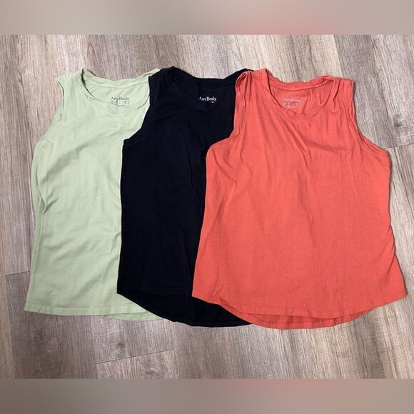 QVC ANYBODY | Twist Collar Tank Tops Size Medium - Picture 1 of 9